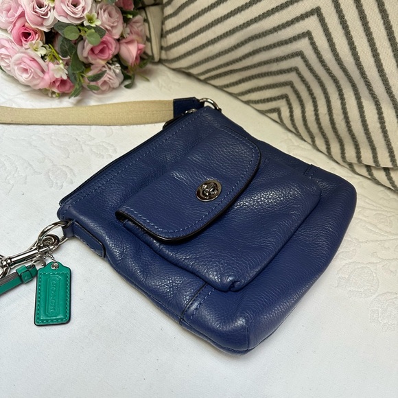 Coach Blue Leather Crossbody Bag - Picture 11 of 11